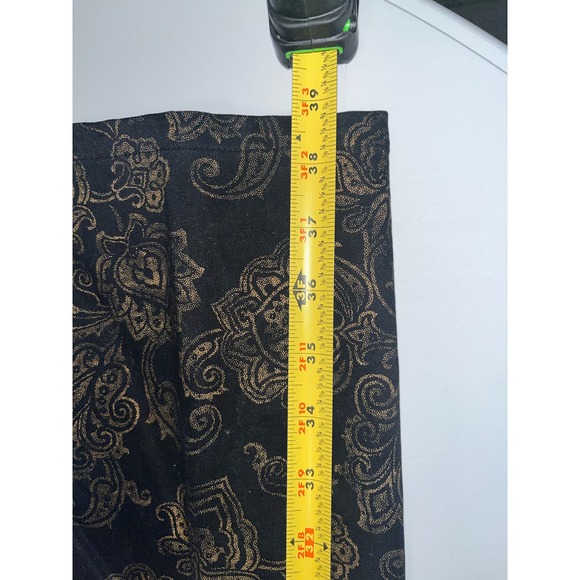 Lauren by Ralph Lauren women’s floral black jeans size 4 - Picture 6 of 7